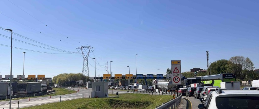 Drukte bij telepage - Foto genomen door Freek Jurg