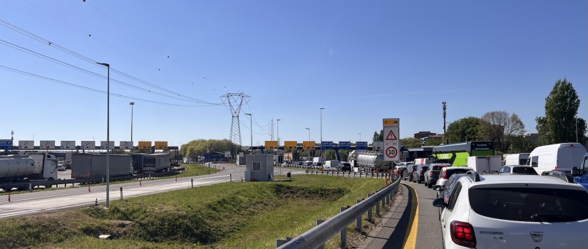 Drukte op de Italiaanse wegen
