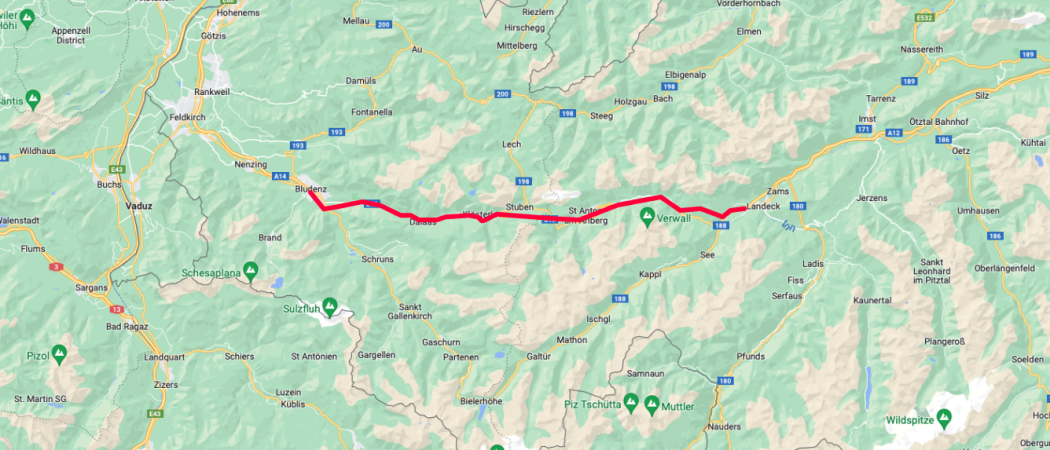 Arlbergtunnel tol: Sondermautstrecken in
Voralberg