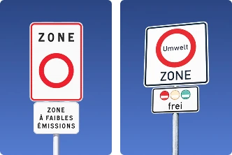 Verschil tussen de Franse en Duitse milieuzones