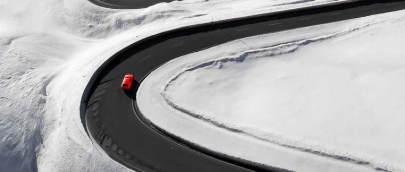 rijden in de alpen