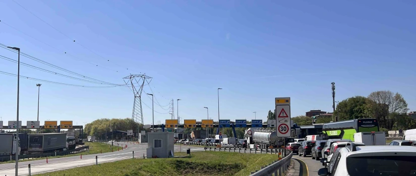 Drukte bij telepage - Foto genomen door Freek Jurg
